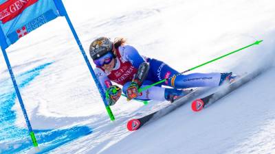 Federica Brigone je zmagovalka prvega od dveh slalomov v Sestrieru (ANSA)