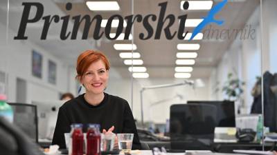 Ministrica za kulturo Asta Vrečko v uredništvu Primorskega dnevnika (FOTODAMJ@N)