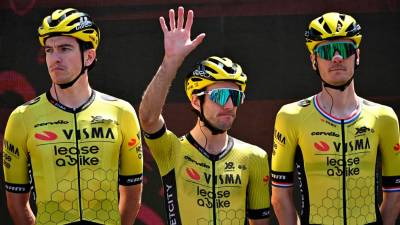 Ekipe Visma-Lease a Bike ne bo na dirki po Sloveniji (ANSA)