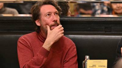 Zgodovinar Eric Gobetti na predstavitvi knjige Confini v Trstu (FOTODAMJ@N)