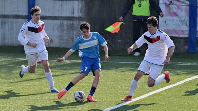 Na derbiju v Križu med Vesno in Mladostjo so gledalci videli kar veliko zadetkov (FOTODAMJ@N)