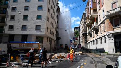 Gejzir v Ulici Commerciale (FOTODAMJ@N)
