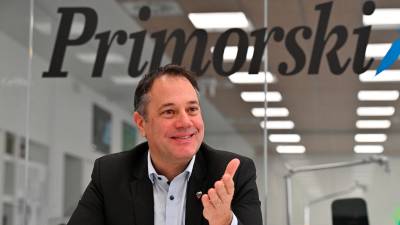 Podpredsednik slovenske vlade in minister za Slovence v zamejstvu in po svetu Matej Arčon v uredništvu Primorskega dnevnika (FOTODAMJ@N)