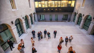 Palača Collegio dei Nobili je bila na ogled novembra, ponovno si jo bo mogoče ogledati 4. februarja (PRIMORSKE NOVICE/TOMAŽ PRIMOŽIČ/FPA)