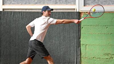 Kapetan Gajine moške teniške ekipe Matteo Cigui (FOTODAMJ@N)