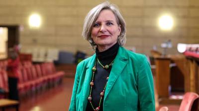 Pravnica Paola DI Nicola Travaglini na tržaški univerzi (TEDESCHI/ FOTODAMJ@N)