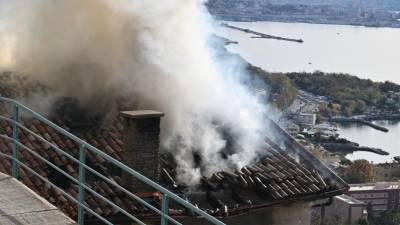 Zagorelo je na Furlanski cesti na številki 216