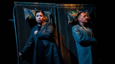 Roberta Biagiarelli in Sandro Fabiani sta se vživela v vlogo ostrostrelcev in njihovih sarajevskih žrtev