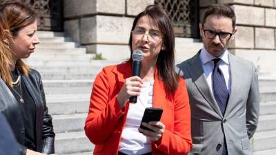 Filomena Gallo pred tržaškim sodiščem (FOTODAMJ@N)