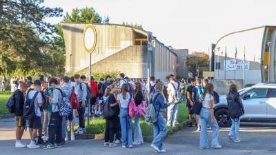 Prvi šolski dan na višjih srednjih šolah v Gorici (TIBALDI)