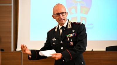 Nov pokrajinski poveljnik karabinjerjev Gianpaolo Greco (FOTODAMJ@N)