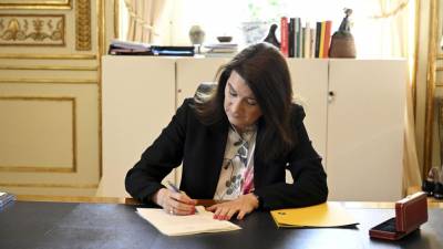 Švedska zunanja ministrica Ann Linde je podpisala prošnjo za vstop v NATO (ANSA)