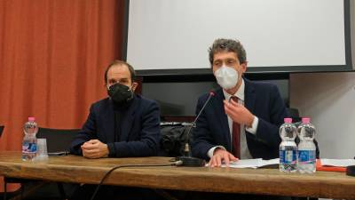 Riccardo Magi in Matteo Orfini o balkanski poti (FOTODAMJ@N)