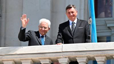 Mattarella in Pahor spet skupaj v Trstu