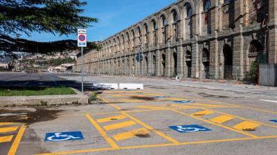 Do 6. januarja brezplačno parkirišče so uredili na območju ob nekdanjem Silosu (LUCA TEDESCHI/FOTODAMJ@N)