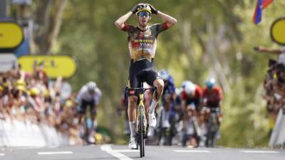 Christophe Laporte (Jumbo Visma) prvič zmagal etapo na domačem Touru
