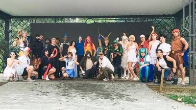 Domišljijski junaki iz stripov in risank zasedli Ljudski vrt