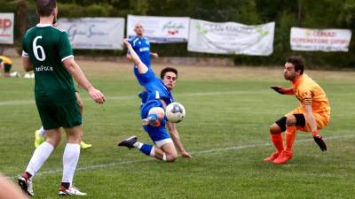 Kapetan Sovodenj Martin Juren na tekmi Memoriala Pacor v Vižovljah (FOTODAMJ@N)