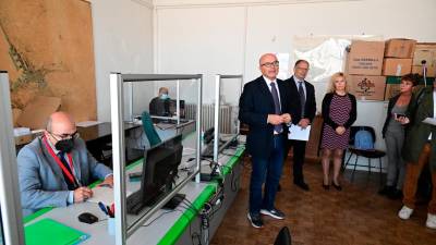 Z včerajšnje predstavitve v popisnem centru Občine Trst (FOTODAMJ@N)