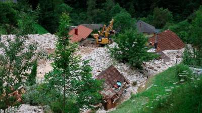 Posledice neurja v Kokri (BOJAN ŽIVULOVIĆ/NEURJE.SI/FACEBOOK)