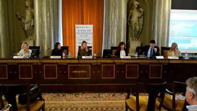 Z leve Tjaša Dornik, Maria Vittoria Bianconi, Michela Bianconi, Stefania Boccabianca, Flavio Ballabani, Chiara Marchi (FOTODAMJ@N)