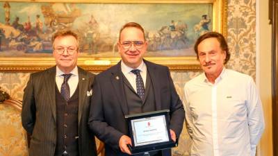 Z leve Dario Marin, Denis Novato in Walter Bet (OBČINA TRST)