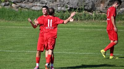Manuel Carnese je za Sistiano Sesljan zadel v prvem polčasu (FOTODAMJ@N)