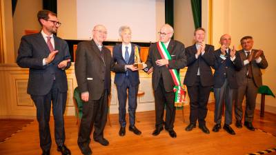 Paola Petiziola in društvo Dinamo so nagradili v Palači De Bassa (TIBALDI)