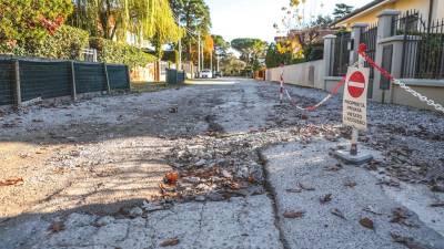 Ulici Brigata Toscana in Brigata Abruzzi sta v zelo slabem stanju