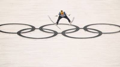 Olimpijski prvak Domen Prevc (ANSA)