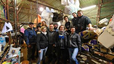 Priprave pustnega voza skupine KU POK (FOTODAMJ@N)