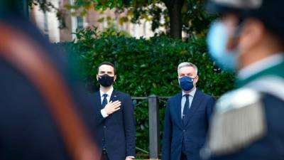 Častni postroj in slovenska himna na uradnem obisku ministra Tonina v Italijanski republiki (DIFESA)