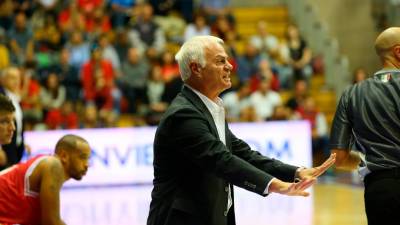 Trener Pallacanestra Trieste Eugenio Dalmasson na arhivskem posnetku (FOTODAMJ@N)