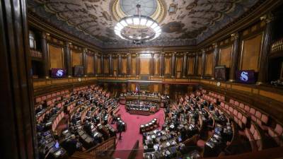 Pogled na senat v Rimu (ANSA)