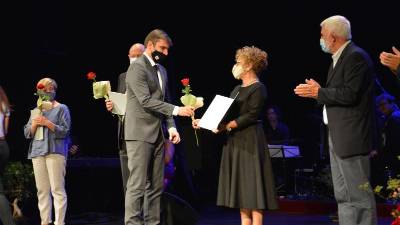 Župan Klemen Miklavič in predsednica Zveze Franca Padovan