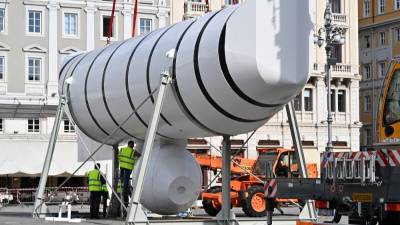 Batiskaf bo na Velikem trgu na ogled vse do 9. novembra