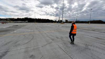 Na logistični ploščadi je skoraj vse nared za sprejem prve ladje (FOTODAMJ@N)