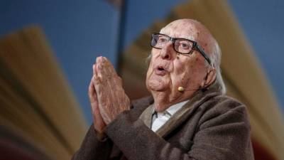 Andrea Camilleri leta 2017 (ANSA)