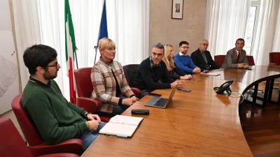 Predstavniki levosredinske opozicije v tržaškem mestnem svetu (FOTODAMJ@N)