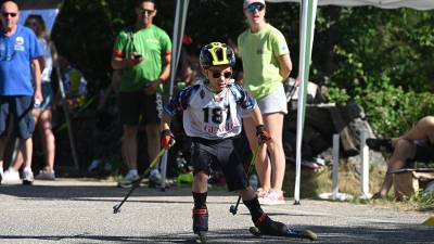 Eden izmed mčladih Mladininih tekmovalcev na tekmi K.O. Sprint (FOTODAMJ@N)