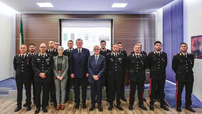Tečajnike sta obiskala generalni konzul Kunstelj in prefekt Petronzi (TEDESCHI/FOTODAMJ@N)