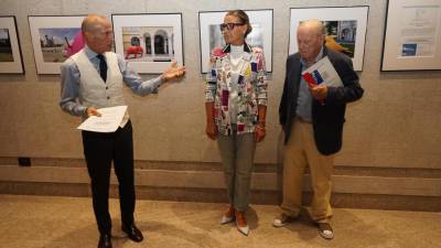 Z desne Giovanni Viola, Daniela Klanjscek in Fabrizio Oreti (MAREGA/TIBALDI)