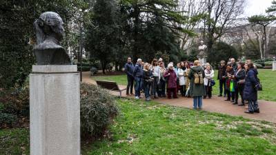 Projekt Per li rami ima kot izhodišče Ljudski vrt in kipe književnikov, ki tam stojijo (TEDESCHI/FOTODAMJ@N)