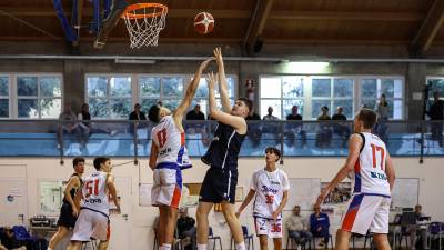 Utrinek z dvoboja med Jadranom in Slovenijo U16 (TEDESCHI/FOTODAMJ@N)