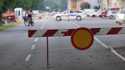 Območje, kjer so našli bombo, je zavarovano (BUMBACA)