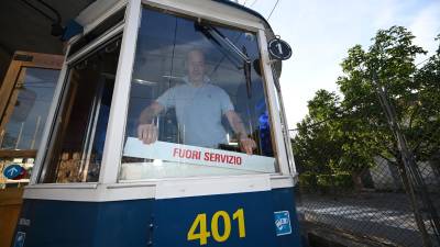 Tramvjer je po devetih mesecih odstranil napis, da tramvaj ne obratuje