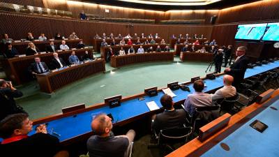 Skupščina slovensko govorečih izvoljenih predstavnikov na današnjem zasedanju (FOTODAMJ@N)