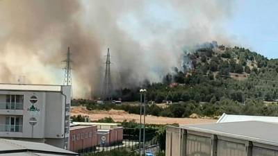 Požar pri Šibeniku (GASILCI/FACEBOOK)