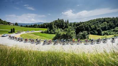 Utrinek z letošnje dirke po Sloveniji, ki je potekala v začetku junija (TOUOFSLOVENIA.SI)