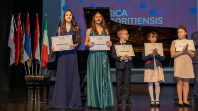 Nagrajevanje letošnjega tekmovanja Musica Goritiensis (BUMBACA)